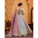 Picture of Radiant Organza Dim Gray Lehenga Choli