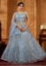 Picture of Graceful Organza Dim Gray Lehenga Choli