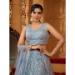 Picture of Graceful Organza Dim Gray Lehenga Choli