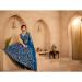 Picture of Shapely Organza Teal Lehenga Choli