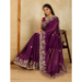 Picture of Delightful Silk Brown Saree