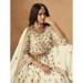 Picture of Pleasing Organza Burly Wood Lehenga Choli
