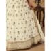 Picture of Pleasing Organza Burly Wood Lehenga Choli