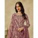 Picture of Appealing Net Pink Straight Cut Salwar Kameez