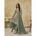 Picture of Net Medium Sea Green Straight Cut Salwar Kameez