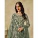 Picture of Net Medium Sea Green Straight Cut Salwar Kameez