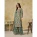 Picture of Net Medium Sea Green Straight Cut Salwar Kameez