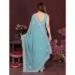 Picture of Alluring Georgette Cadet Blue Saree