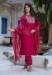 Picture of Shapely Silk Pink Readymade Salwar Kameez