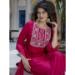 Picture of Shapely Silk Pink Readymade Salwar Kameez