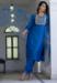 Picture of Good Looking Silk Teal Readymade Salwar Kameez