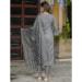 Picture of Silk Light Slate Grey Readymade Salwar Kameez