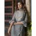 Picture of Silk Light Slate Grey Readymade Salwar Kameez