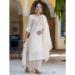 Picture of Good Looking Silk Off White Readymade Salwar Kameez