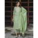 Picture of Good Looking Silk Dark Sea Green Readymade Salwar Kameez