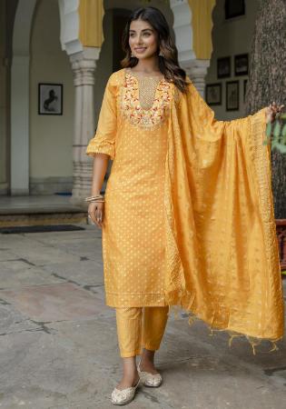 Picture of Excellent Silk Navajo White Readymade Salwar Kameez