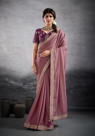 Picture of Magnificent Georgette Dim Gray Saree