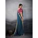 Picture of Ideal Georgette Dark Slate Grey Saree