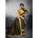 Picture of Magnificent Georgette Dark Olive Green Saree