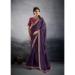 Picture of Well Formed Georgette Purple Saree
