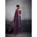 Picture of Well Formed Georgette Purple Saree