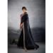 Picture of Radiant Georgette Black Saree