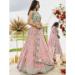 Picture of Beautiful Chiffon Pale Golden Rod Lehenga Choli
