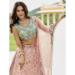 Picture of Beautiful Chiffon Pale Golden Rod Lehenga Choli