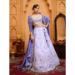 Picture of Delightful Chiffon Lavender Lehenga Choli