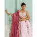 Picture of Magnificent Chiffon Thistle Lehenga Choli