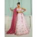 Picture of Magnificent Chiffon Thistle Lehenga Choli
