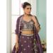 Picture of Radiant Chiffon Dark Magenta Lehenga Choli
