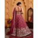 Picture of Magnificent Chiffon Indian Red Lehenga Choli
