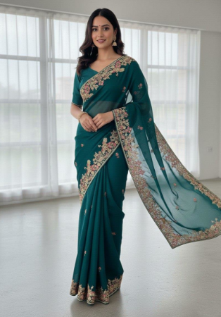 Picture of Beauteous Silk Purple Saree