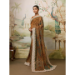 Picture of Statuesque Chiffon Brown Saree