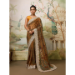 Picture of Statuesque Chiffon Brown Saree