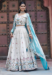 Picture of Sublime Silk Silver Readymade Lehenga Choli