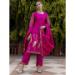 Picture of Cotton & Silk Hot Pink Readymade Salwar Kameez