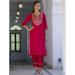 Picture of Cotton & Silk Light Coral Readymade Salwar Kameez