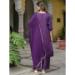 Picture of Beautiful Silk Purple Readymade Salwar Kameez
