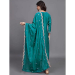 Picture of Pretty Chiffon Teal Readymade Salwar Kameez