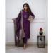 Picture of Amazing Silk Maroon Readymade Salwar Kameez