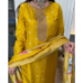 Picture of Splendid Chiffon Orange Readymade Salwar Kameez