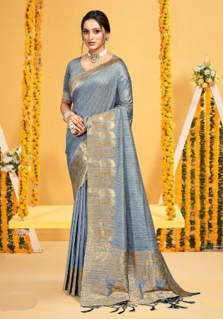 Picture of Wonderful Silk Deep Sky Blue Saree