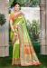 Picture of Amazing Silk Olive Drab Saree