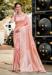 Picture of Enticing Silk Dark Salmon Saree
