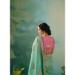 Picture of Exquisite Silk Cadet Blue Saree