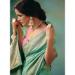 Picture of Exquisite Silk Cadet Blue Saree
