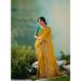Picture of Sightly Silk Dark Golden Rod Saree