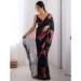 Picture of Exquisite Georgette Black Saree